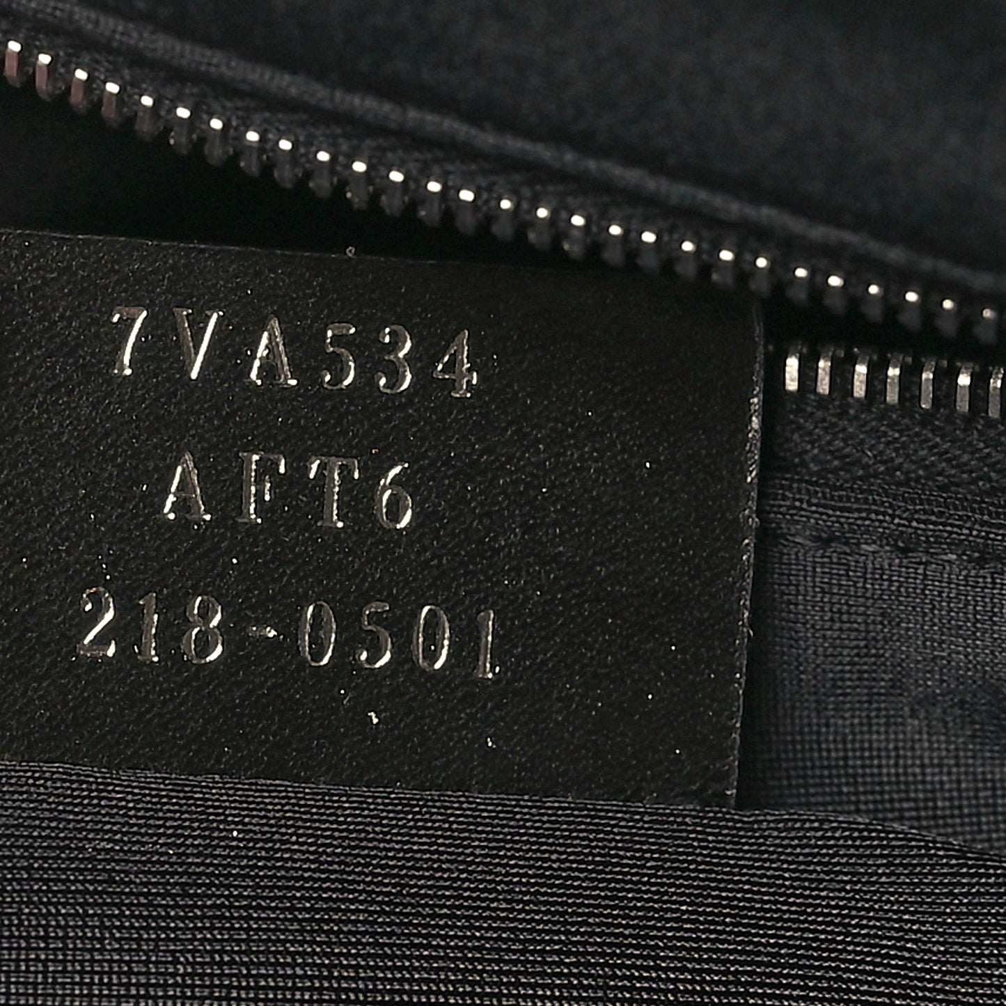 X SARAH COLEMAN Fabric Jacquard Vitello Grace FF Vertigo Woven Lanyard Large Baguette Tobacco Moro Black