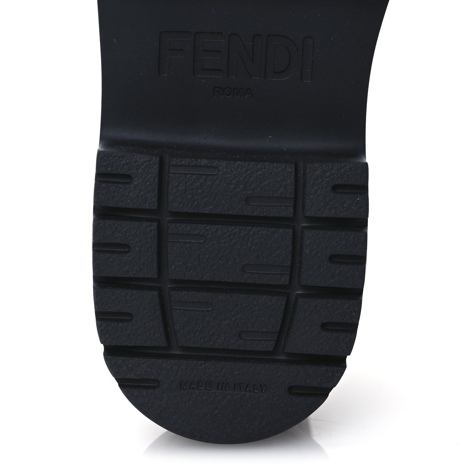 Fendi Fabric Jacquard Vitello FF Domino 50mm Biker Boots 41 Tobacco Black Sand 8 of 11
