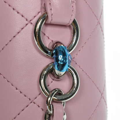 Chanel Calfskin Stitched Ring My Bag Flap Crossbody Pink 8 of 8