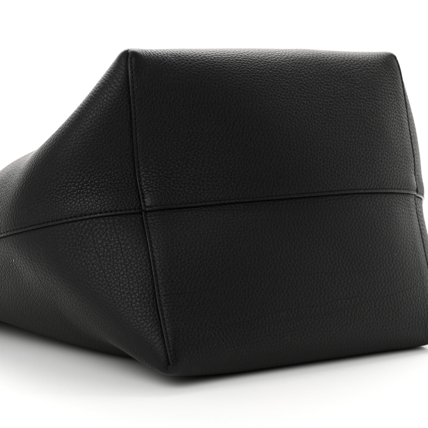 The Row Grained Calfskin Large N/S Park Tote Black 9 of 10