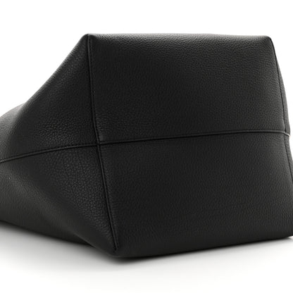 The Row Grained Calfskin Large N/S Park Tote Black 9 of 10