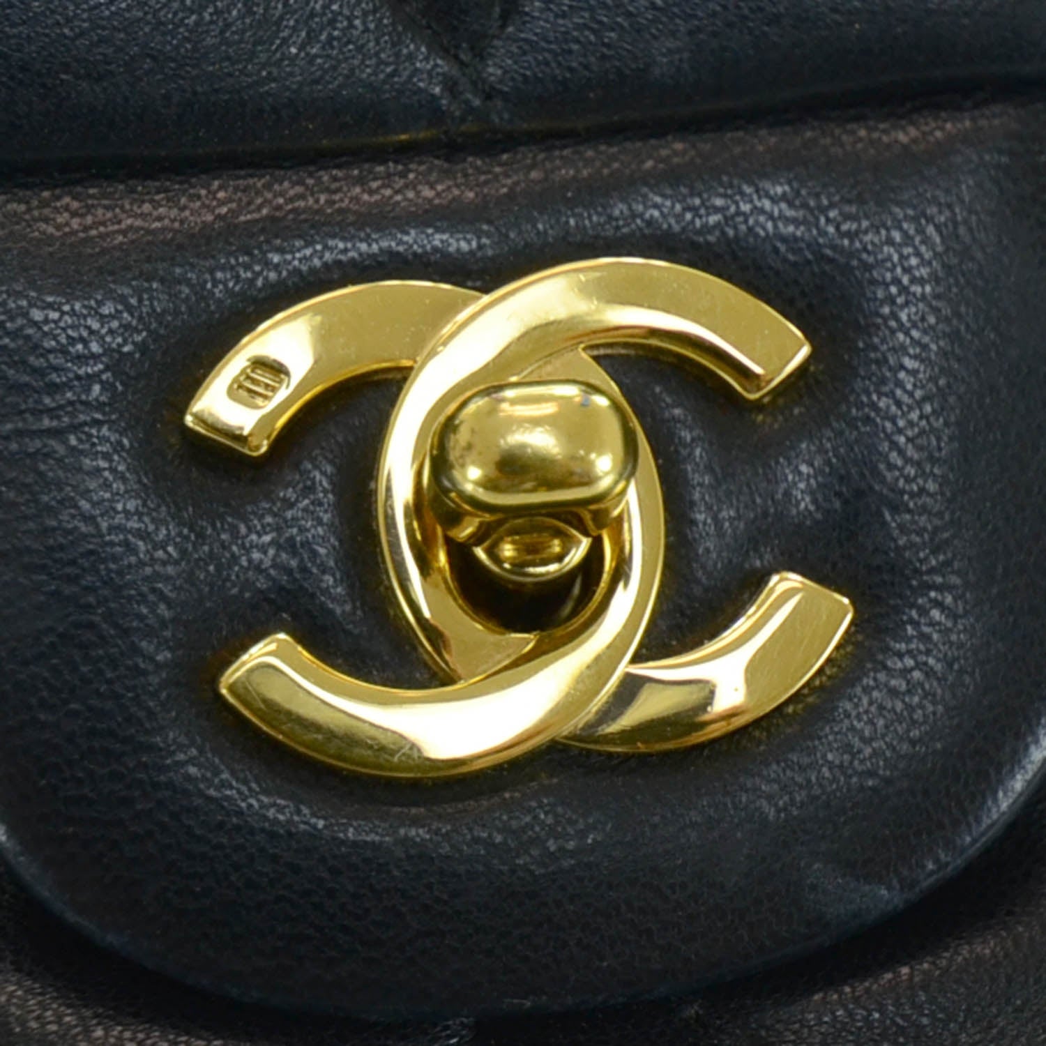 Chanel Lambskin Medium Double Flap Black 7 of 15