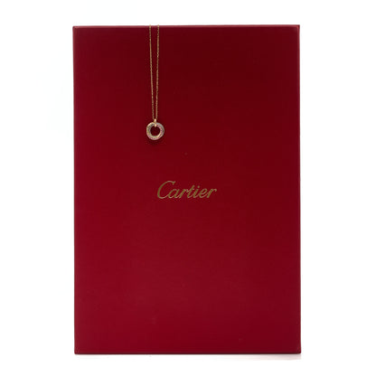 Cartier 18K Pink Gold Pink Sapphire Trinity Pendant Necklace 5 of 6