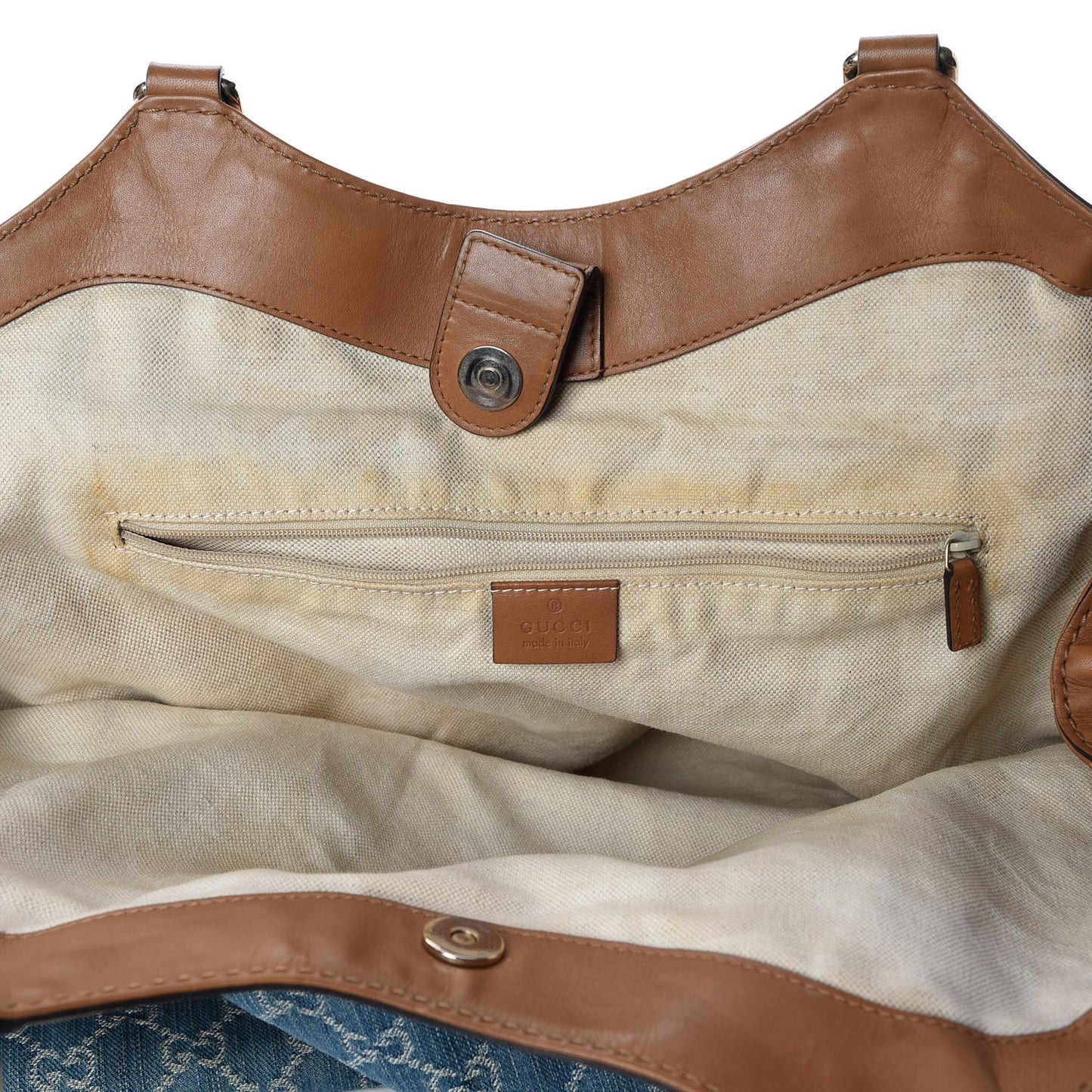 Denim Monogram Large Sukey Tote