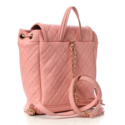 Chanel Caviar Quilted Filigree Backpack Pink 3 of 10