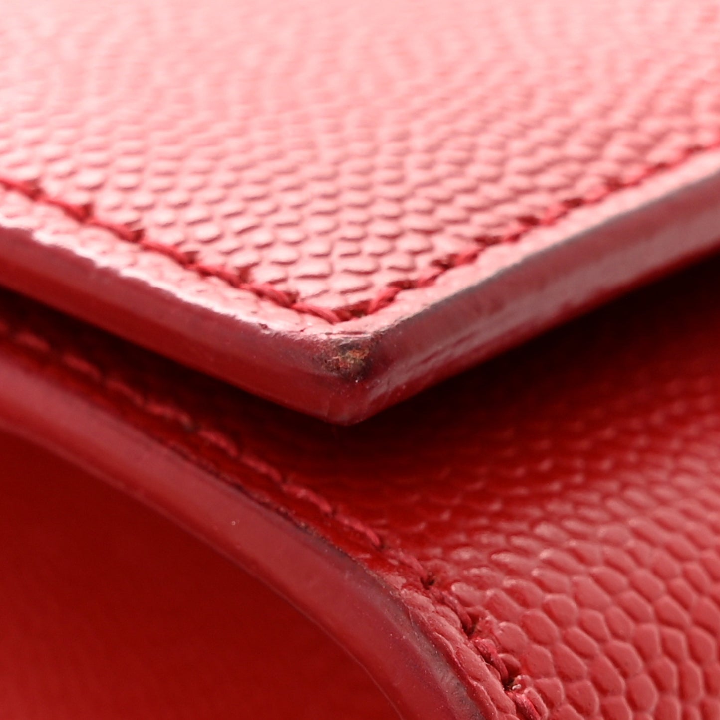 Grain De Poudre Small Monogram Kate Satchel Red