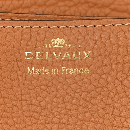 Delvaux Crispy Calfskin Mini Le Mutin Saddle Belt Bag Vegetal 7 of 11