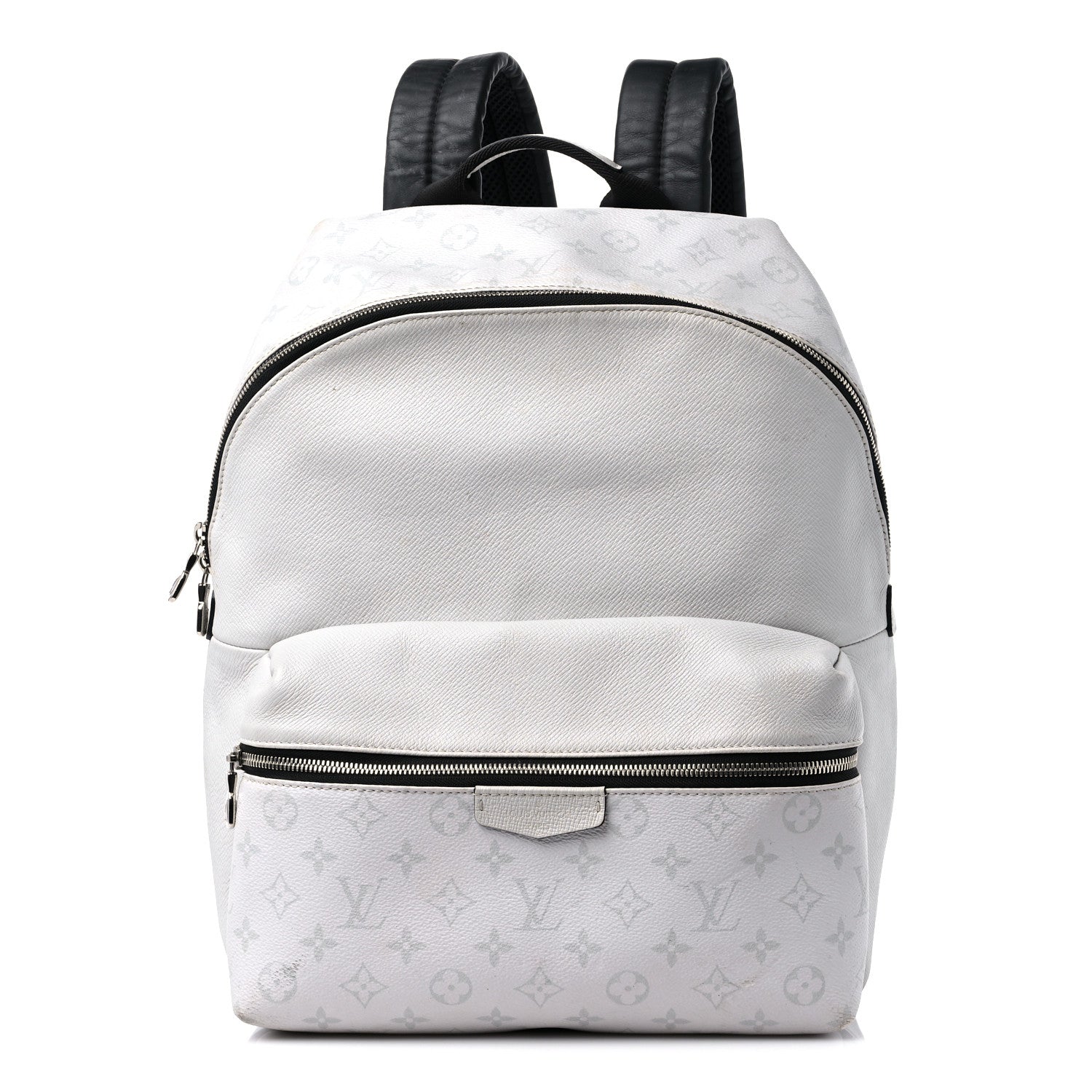 Louis Vuitton Taiga Monogram Discovery Backpack PM White 1 of 15
