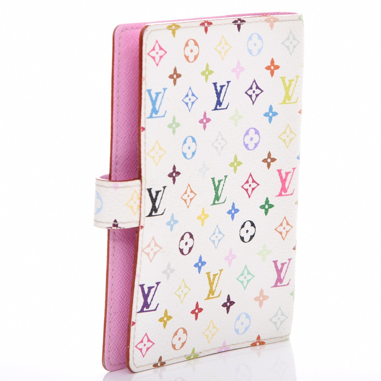 Monogram Multicolor Partenaire Agenda Cover PM White Litchi