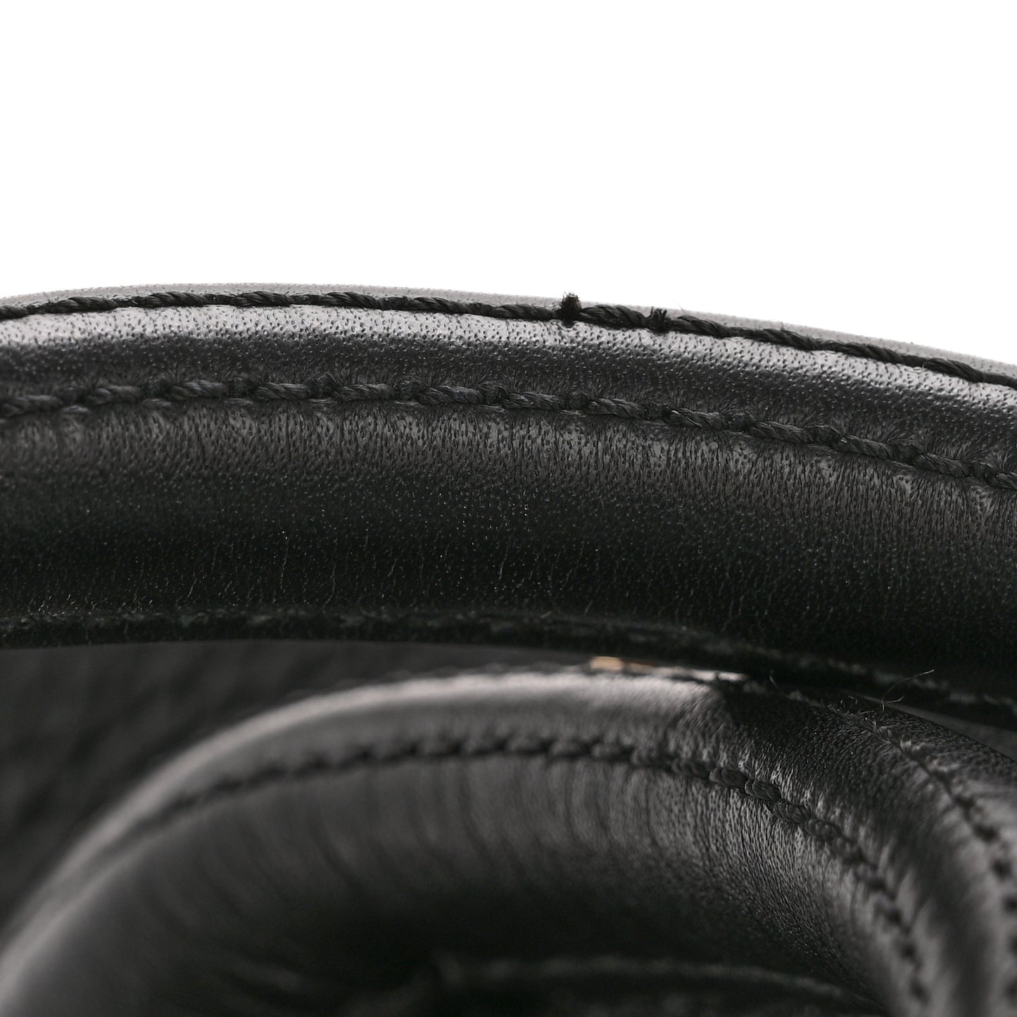 Pebbled Lambskin Rockie Black Pale Gold Hardware