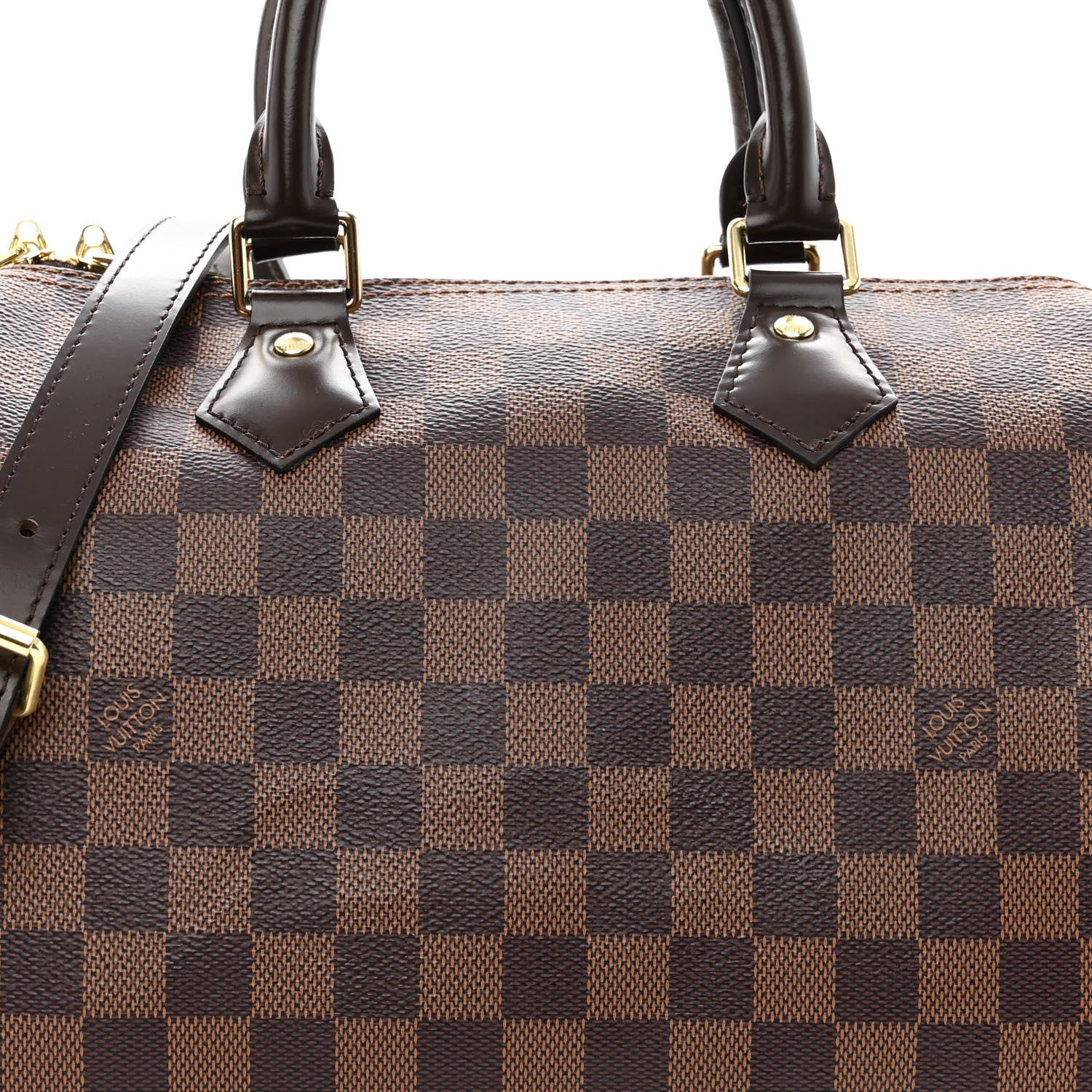 Louis Vuitton Damier Ebene Speedy Bandouliere 25 8 of 11