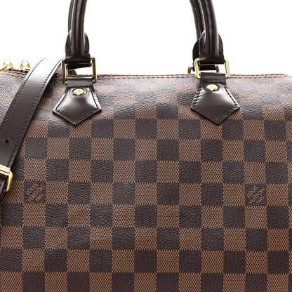 Louis Vuitton Damier Ebene Speedy Bandouliere 25 8 of 11