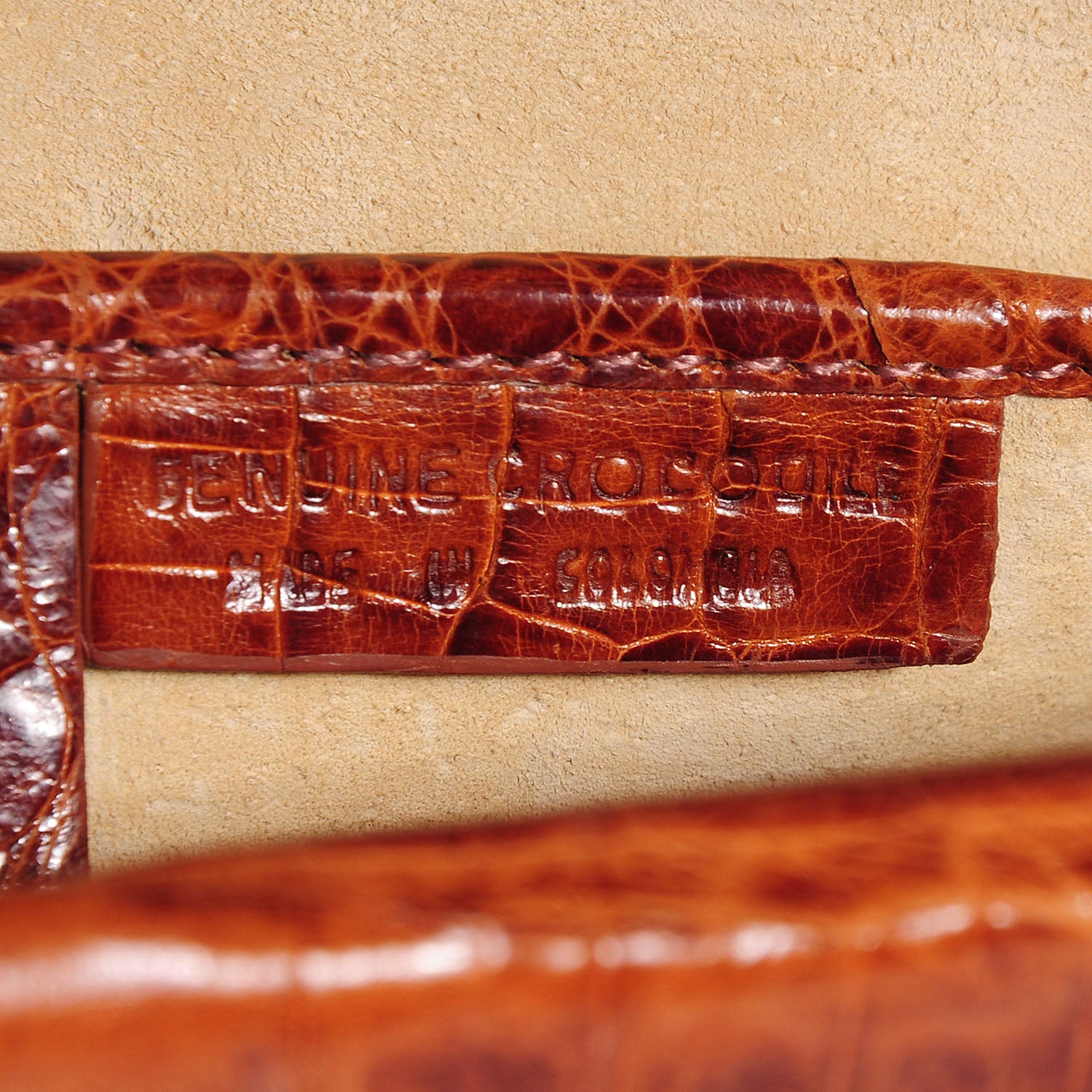 Nancy Gonzalez Crocodile Envelope Clutch Brown 7 of 7