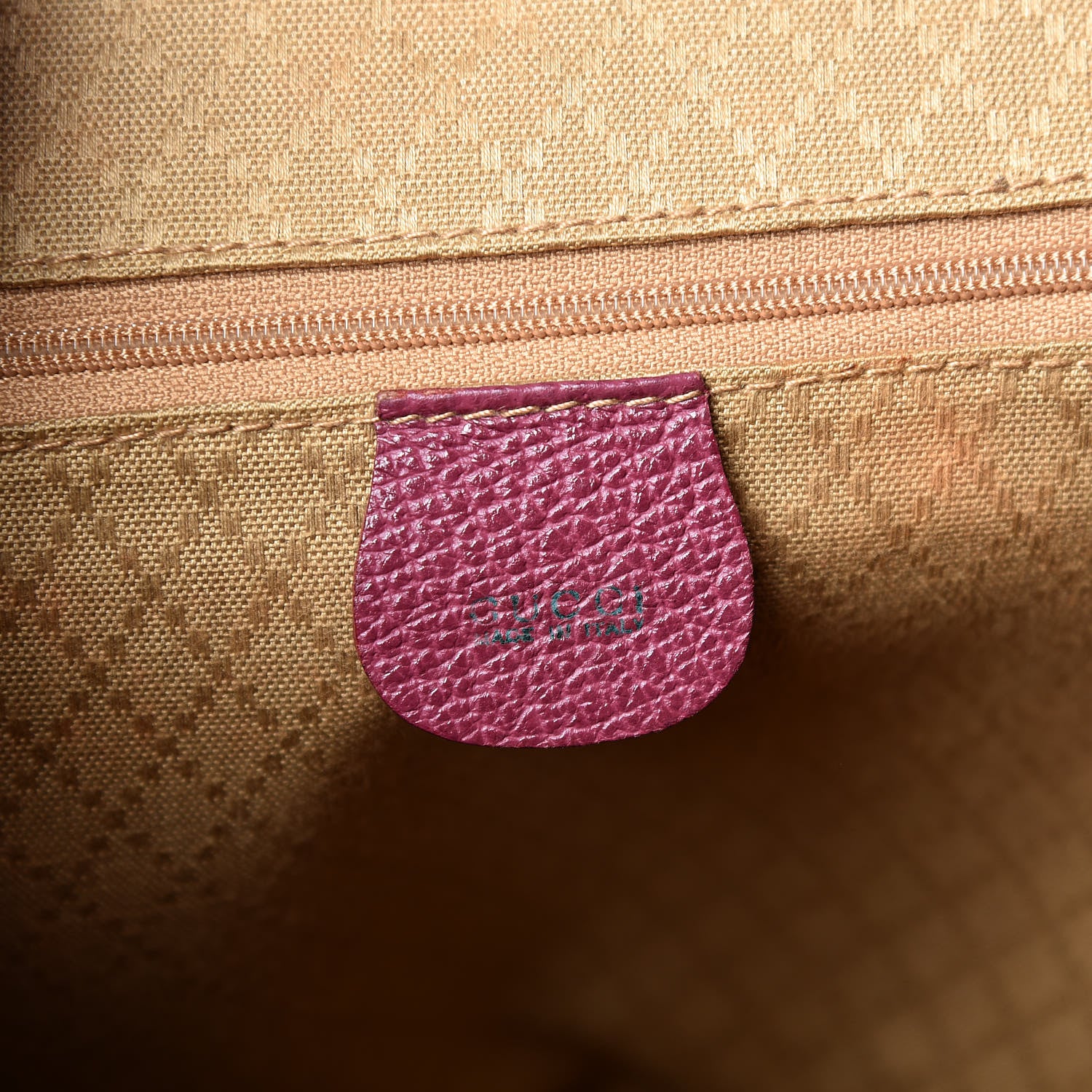 Gucci Suede Bamboo Backpack Purple 6 of 14