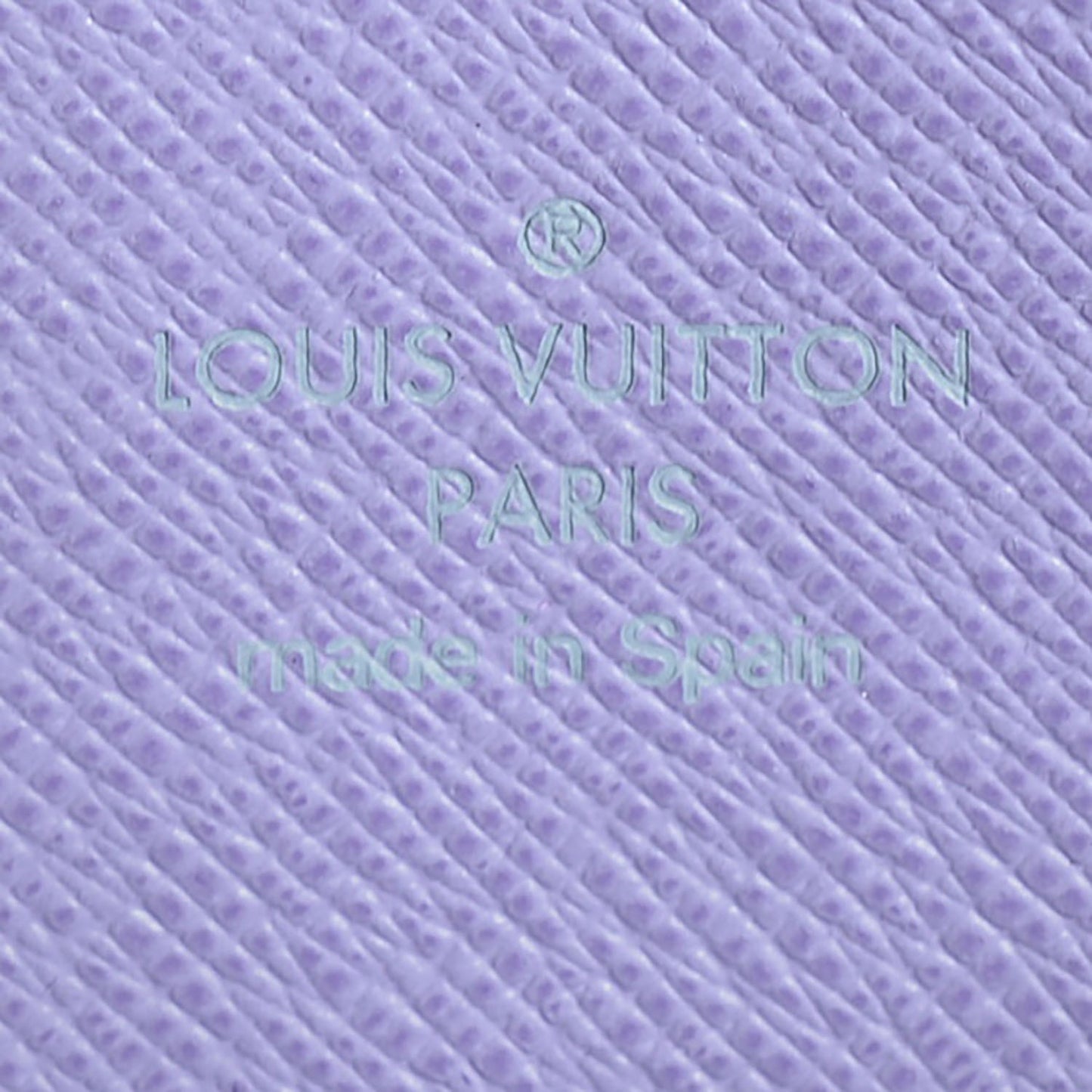 Monogram Multicolor Zippy Wallet Black Violet