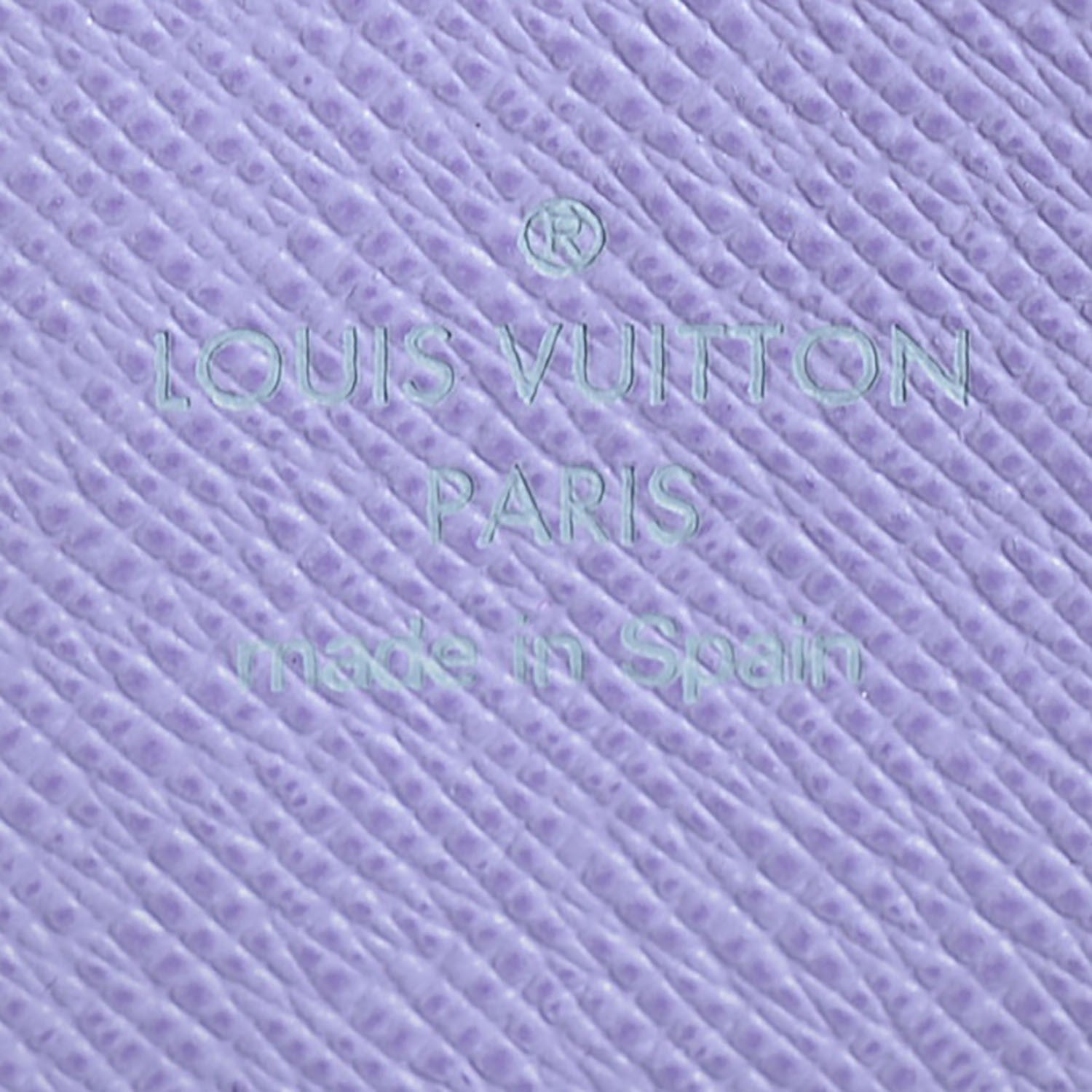 Louis Vuitton Monogram Multicolor Zippy Wallet Black Violet 7 of 8
