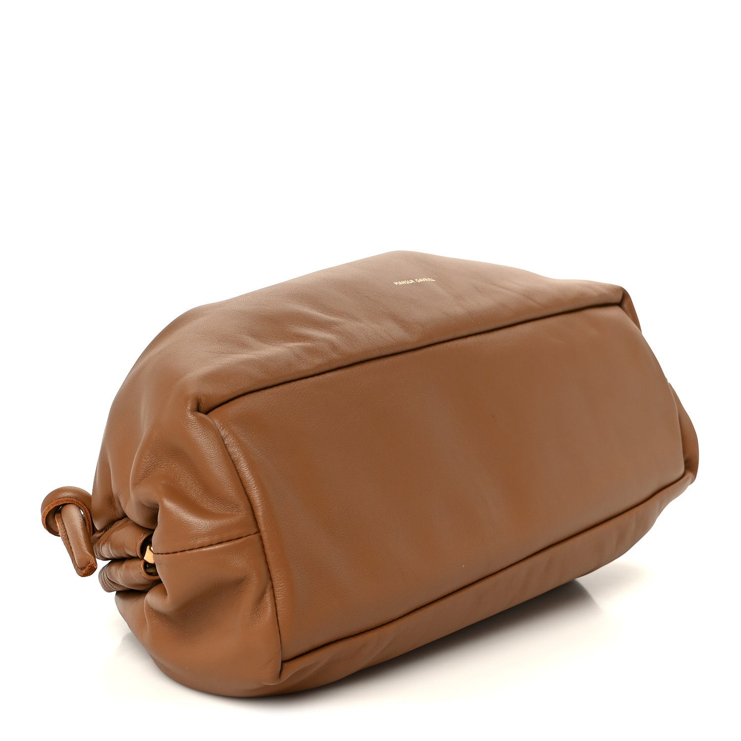 Lambskin Cloud Mini Clutch Caramel