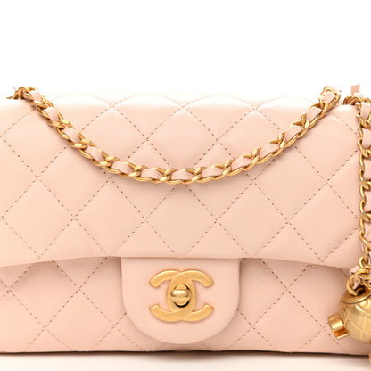 Chanel Lambskin Quilted Mini Rectangular Pearl Crush Flap Light Beige 8 of 11
