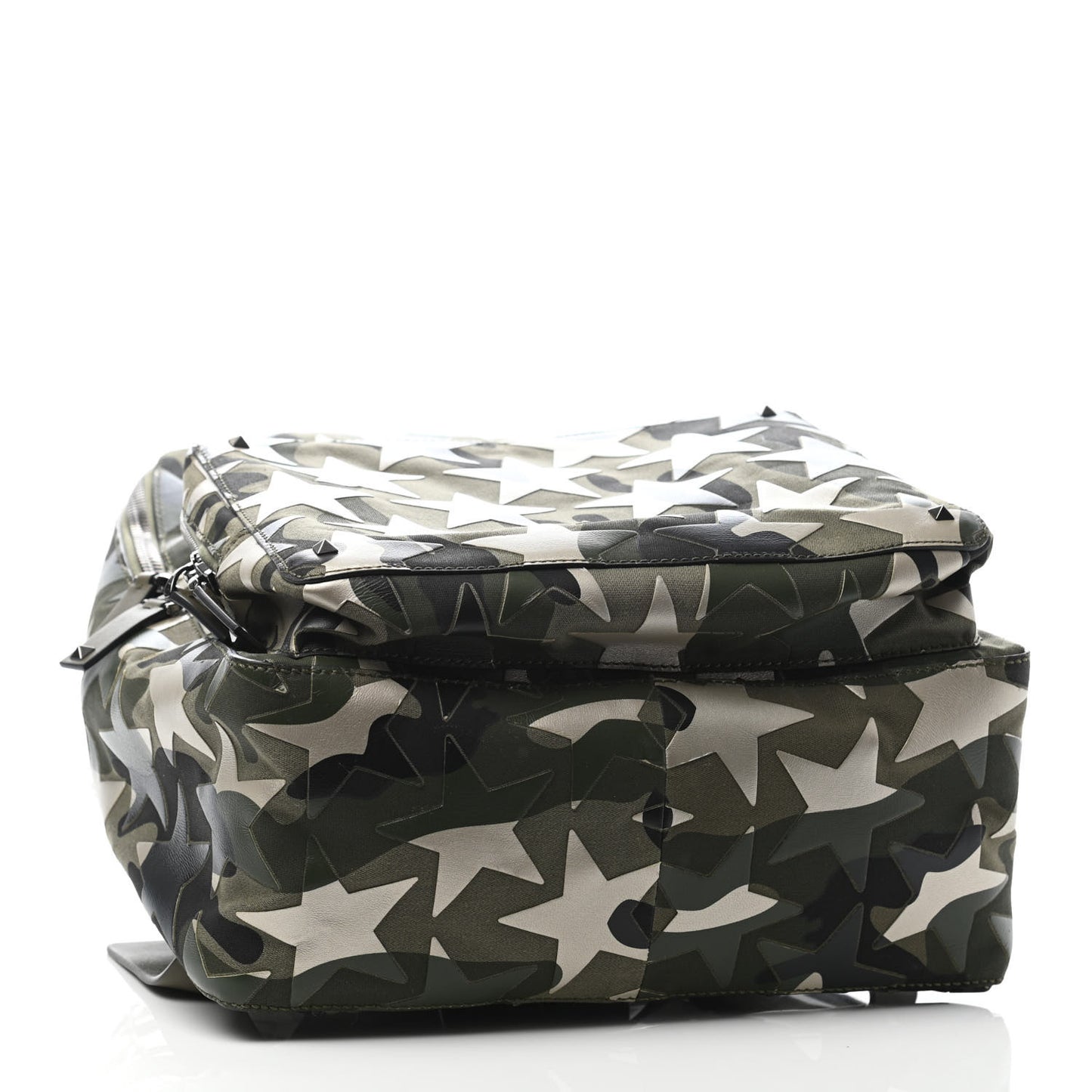 Nappa Canvas Camustars Backpack Army Green Platino