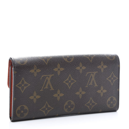 Louis Vuitton Monogram Emilie Wallet Piment 3 of 10