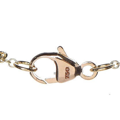 David Yurman 18K Yellow Gold Diamond Initial L Charm Necklace 7 of 7