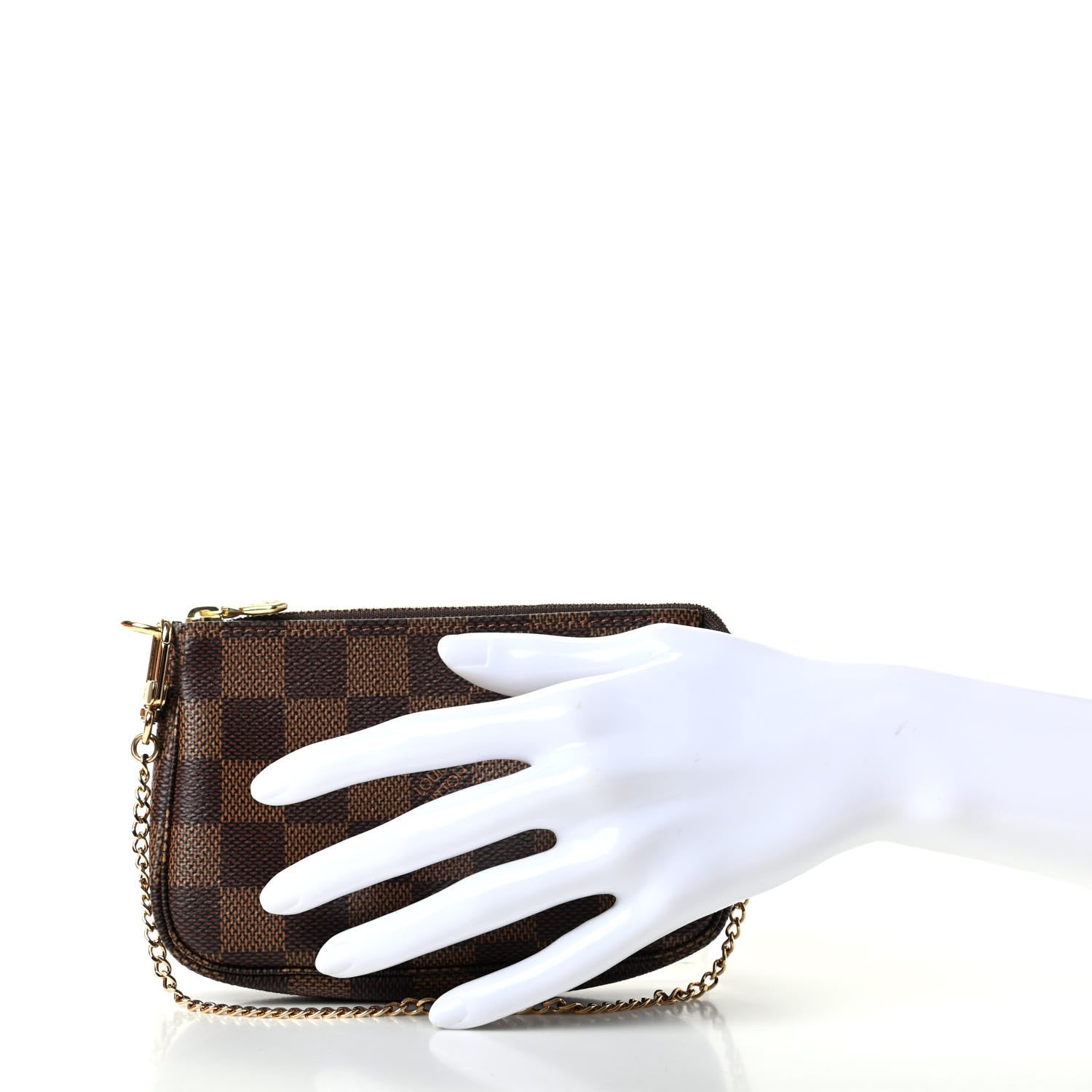 Louis Vuitton Damier Ebene Mini Pochette Accessories 2 of 7