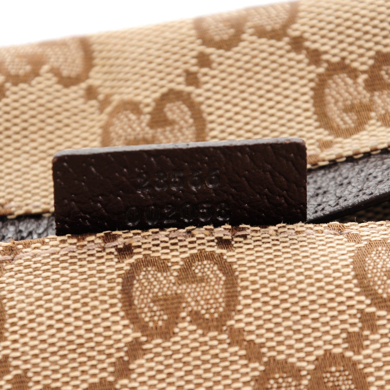 Gucci GG Monogram Double Pocket Belt Bag Dark Brown 7 of 7