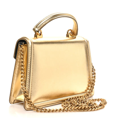Dolce & Gabbana Metallic Nappa Small Devotion Envelope Top Handle Bag Gold 2 of 10