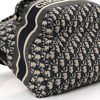 Christian Dior Oblique Diortravel Backpack Blue 8 of 9