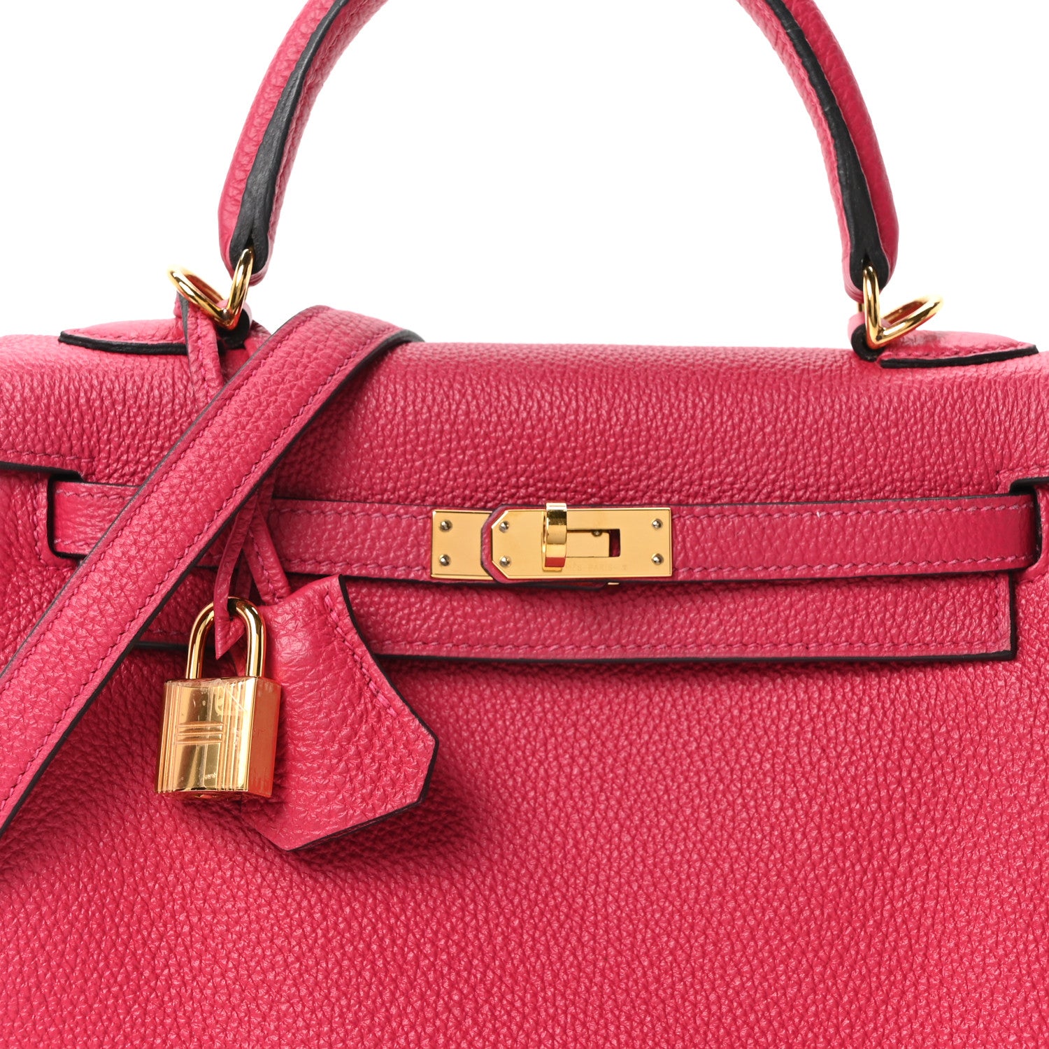 Hermes Togo Kelly Retourne 25 Framboise 8 of 10