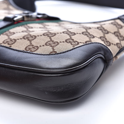 Gucci Monogram Web Small Jackie O Hobo Dark Brown 10 of 13