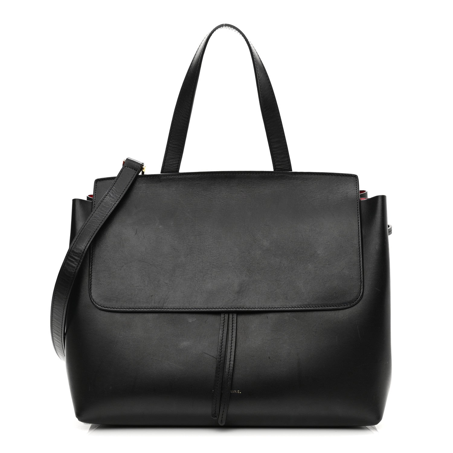 Mansur Gavriel Calfskin Lady Bag Black Flamma 1 of 13