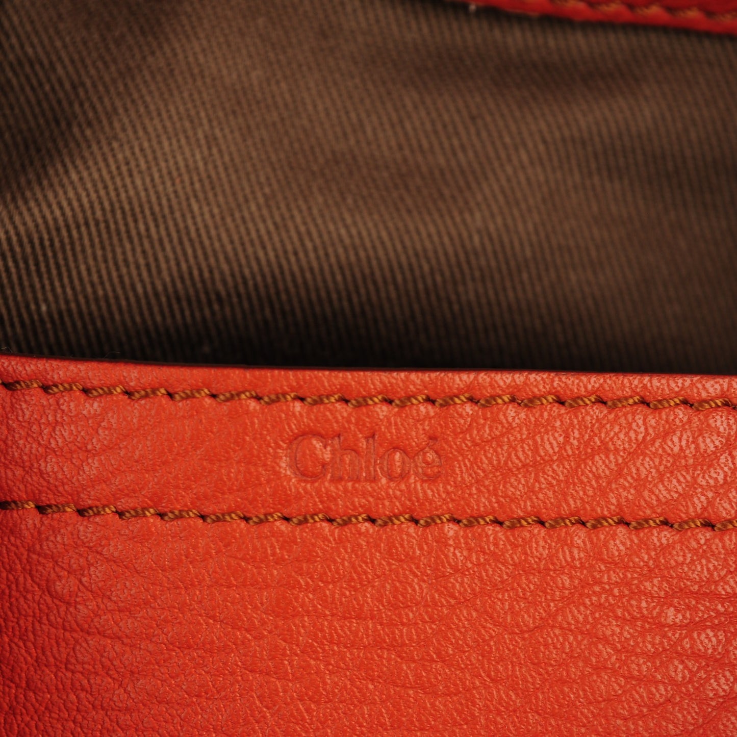 Calfskin Medium Marcie Round Crossbody Bag Whiskey