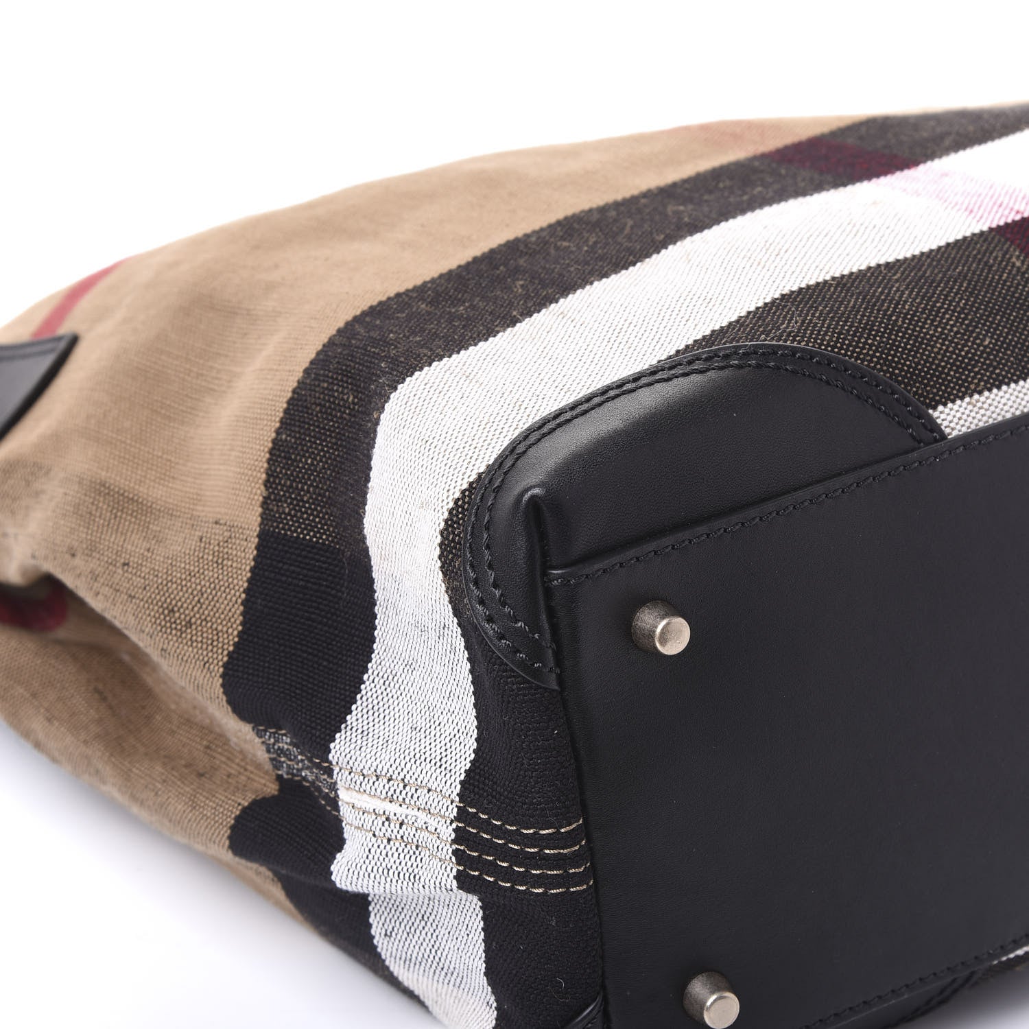 Burberry Canvas Mega Check Medium Maidstone Black 5 of 12