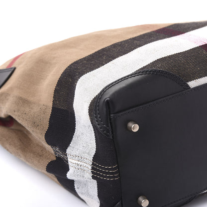 Burberry Canvas Mega Check Medium Maidstone Black 5 of 12