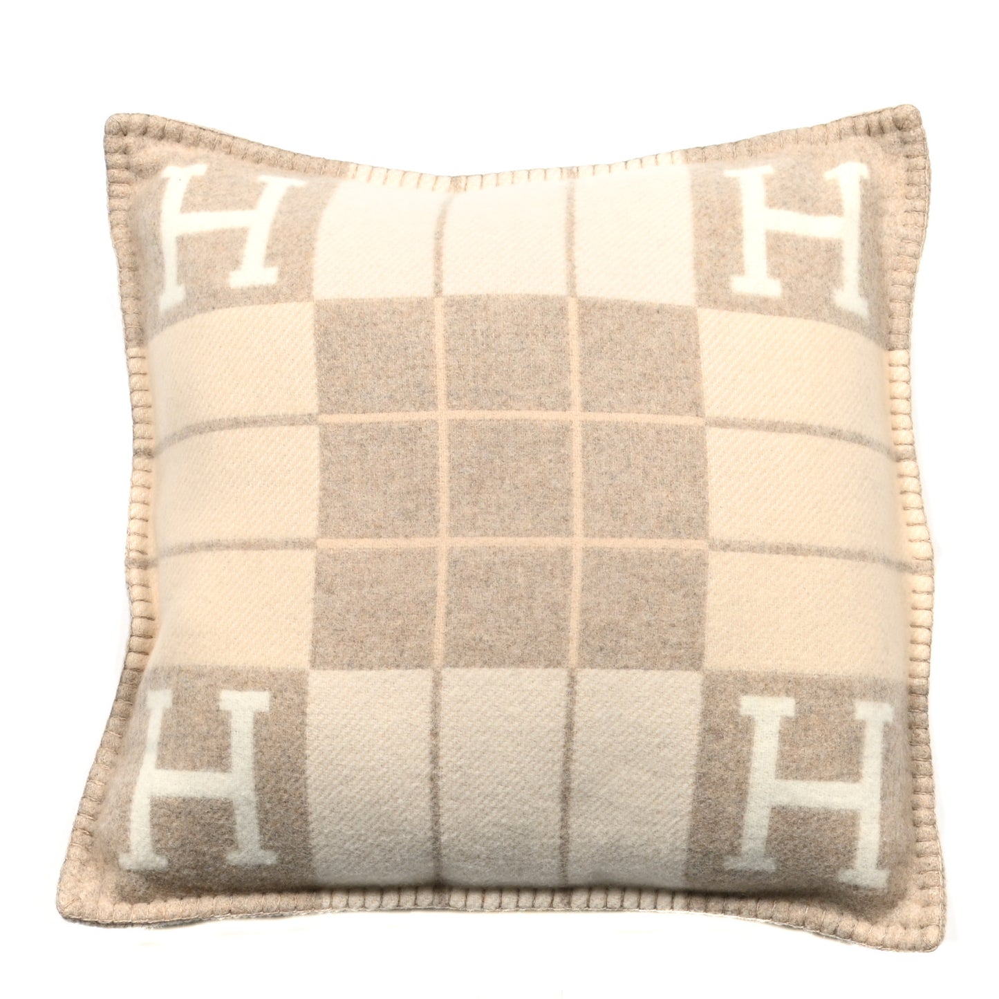 Wool Cashmere Avalon III Pillow PM Coco Camomille