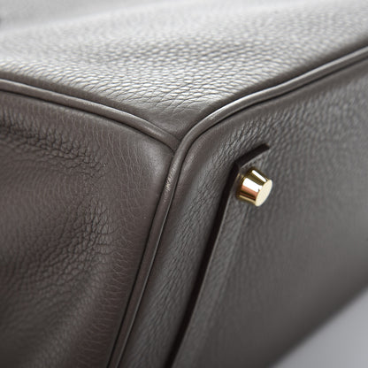 Hermes Taurillon Clemence Birkin 35 Etain 39 of 41