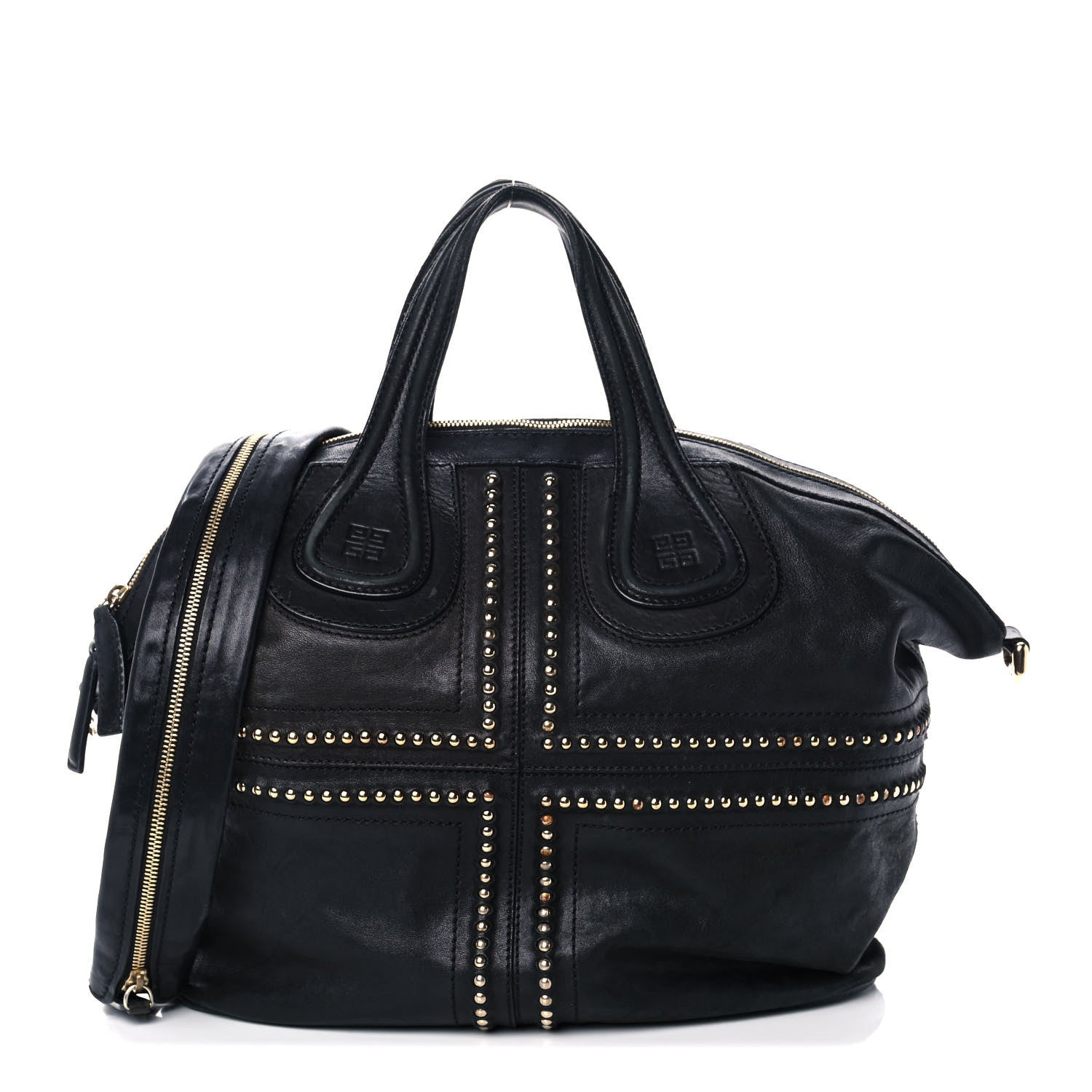 Givenchy Lambskin Studded Medium Nightingale Black 1 of 11