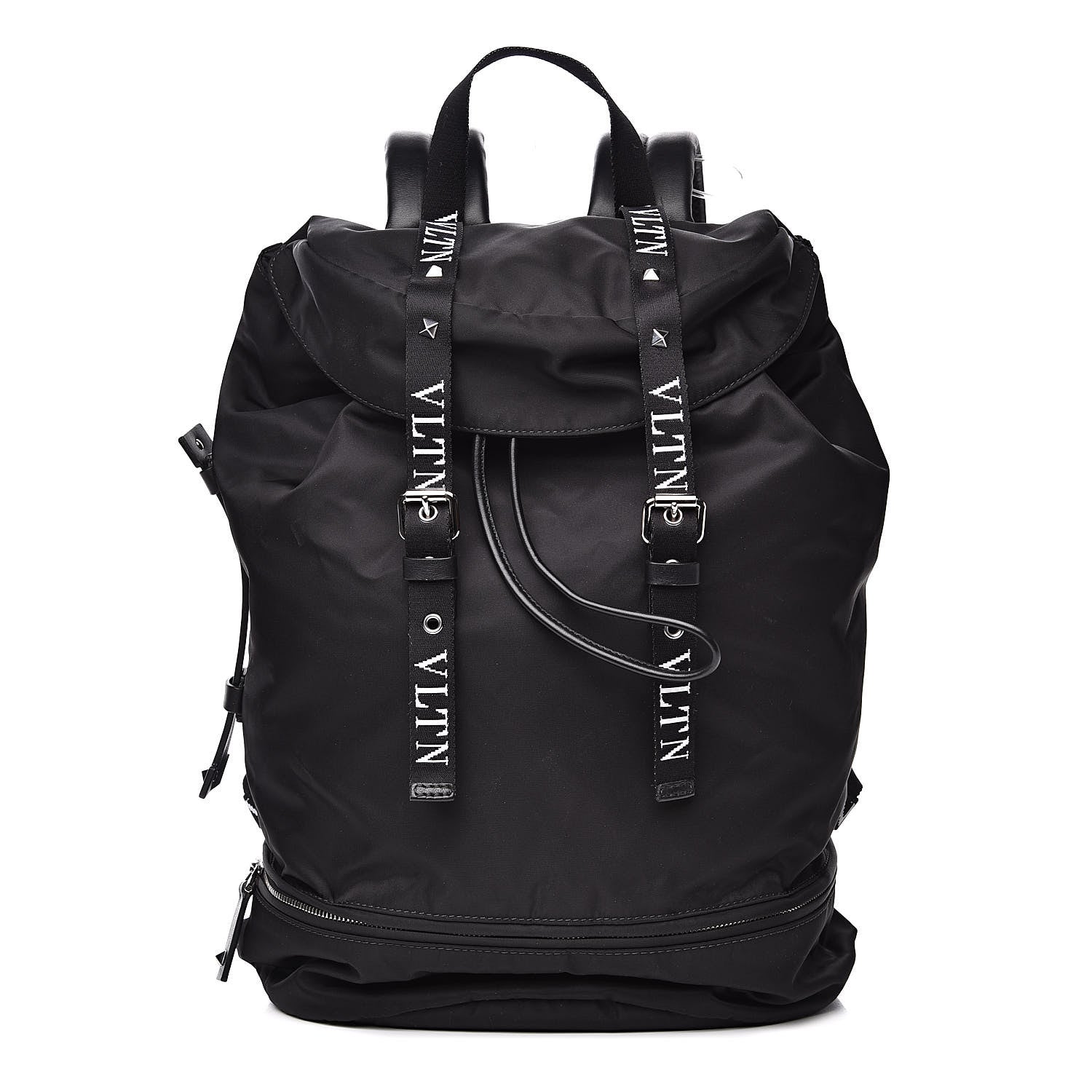 Valentino Garavani Nylon VLTN Large Backpack Black 1 of 10