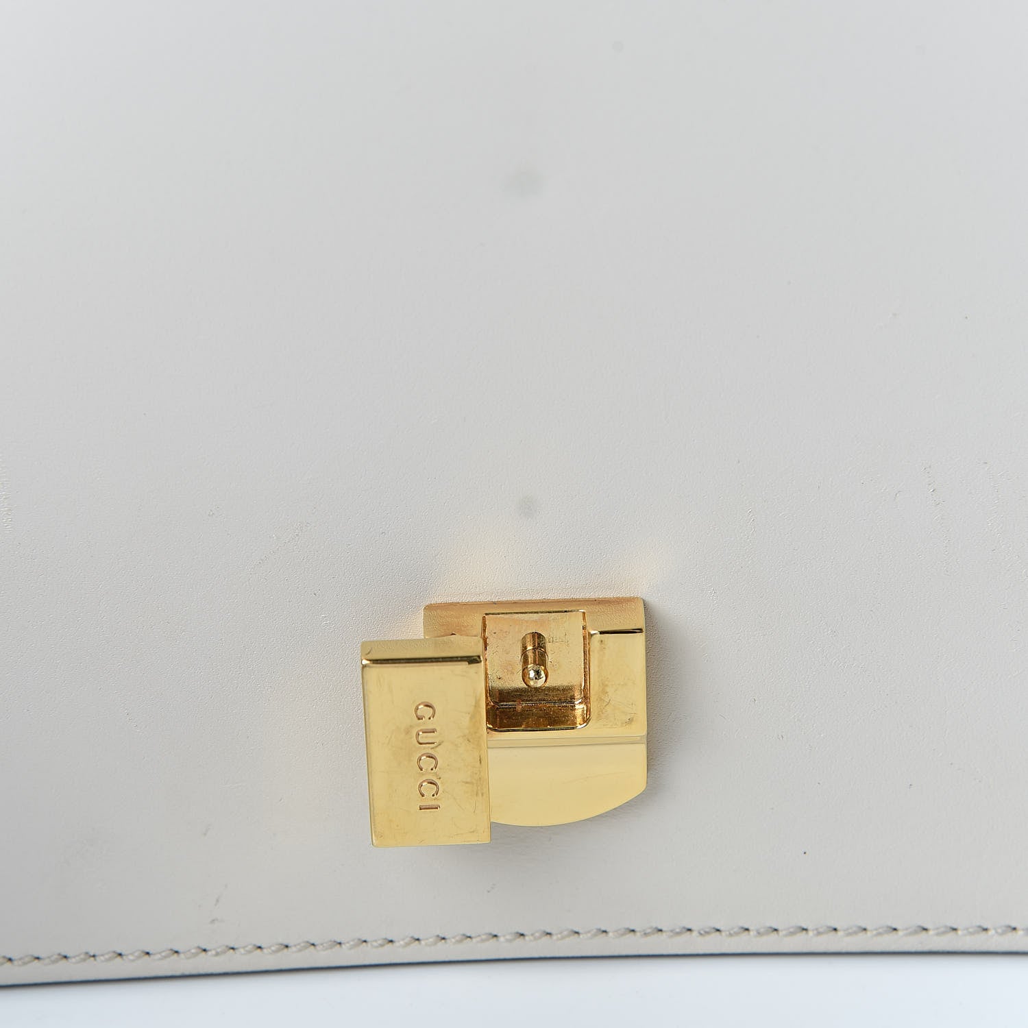 Gucci Calfskin Small Sylvie Shoulder Bag White 13 of 13