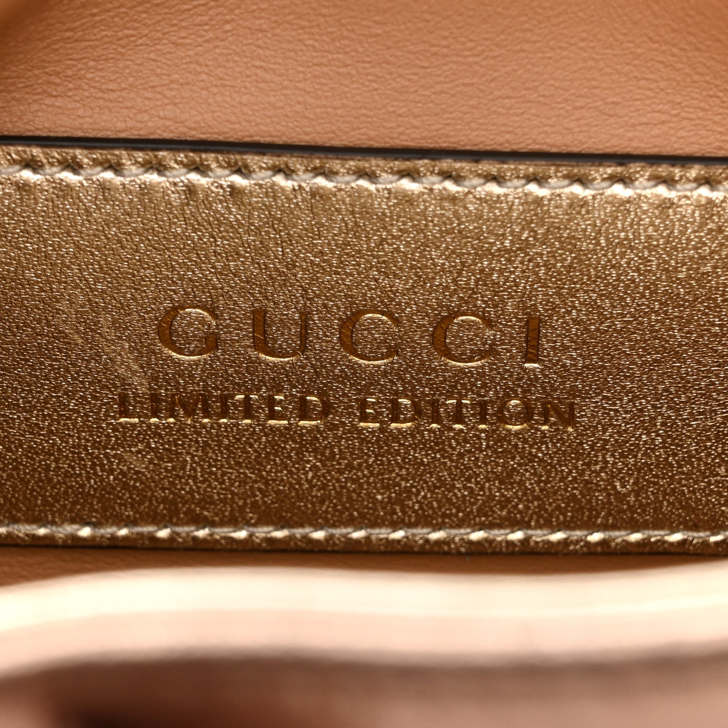 Gucci Metallic Faded Nappa Mini Jackie 1961 Copper 7 of 11