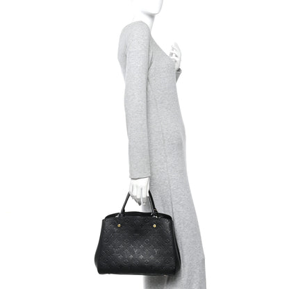 Louis Vuitton Empreinte Montaigne MM Black 2 of 9