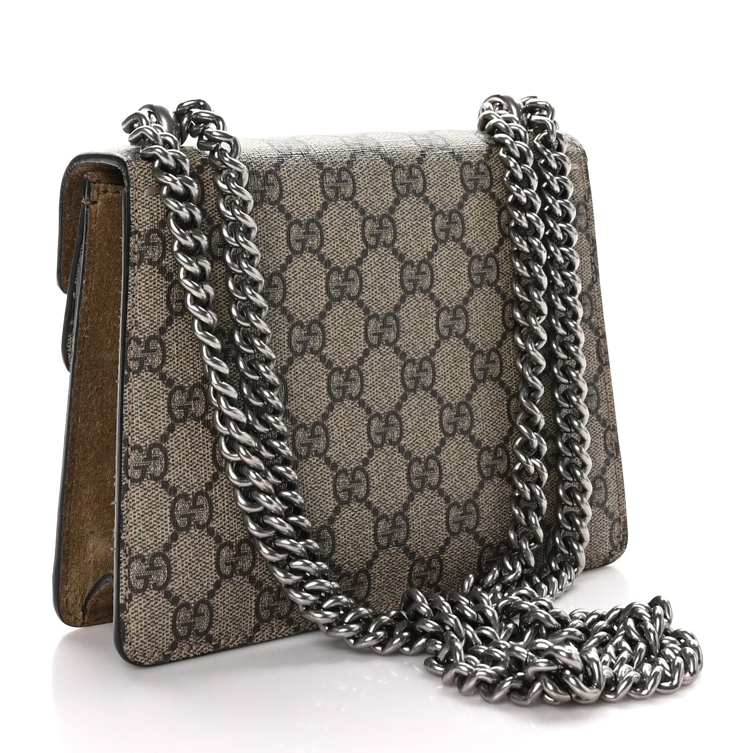 Gucci GG Supreme Monogram Mini Dionysus Shoulder Bag Taupe 3 of 10