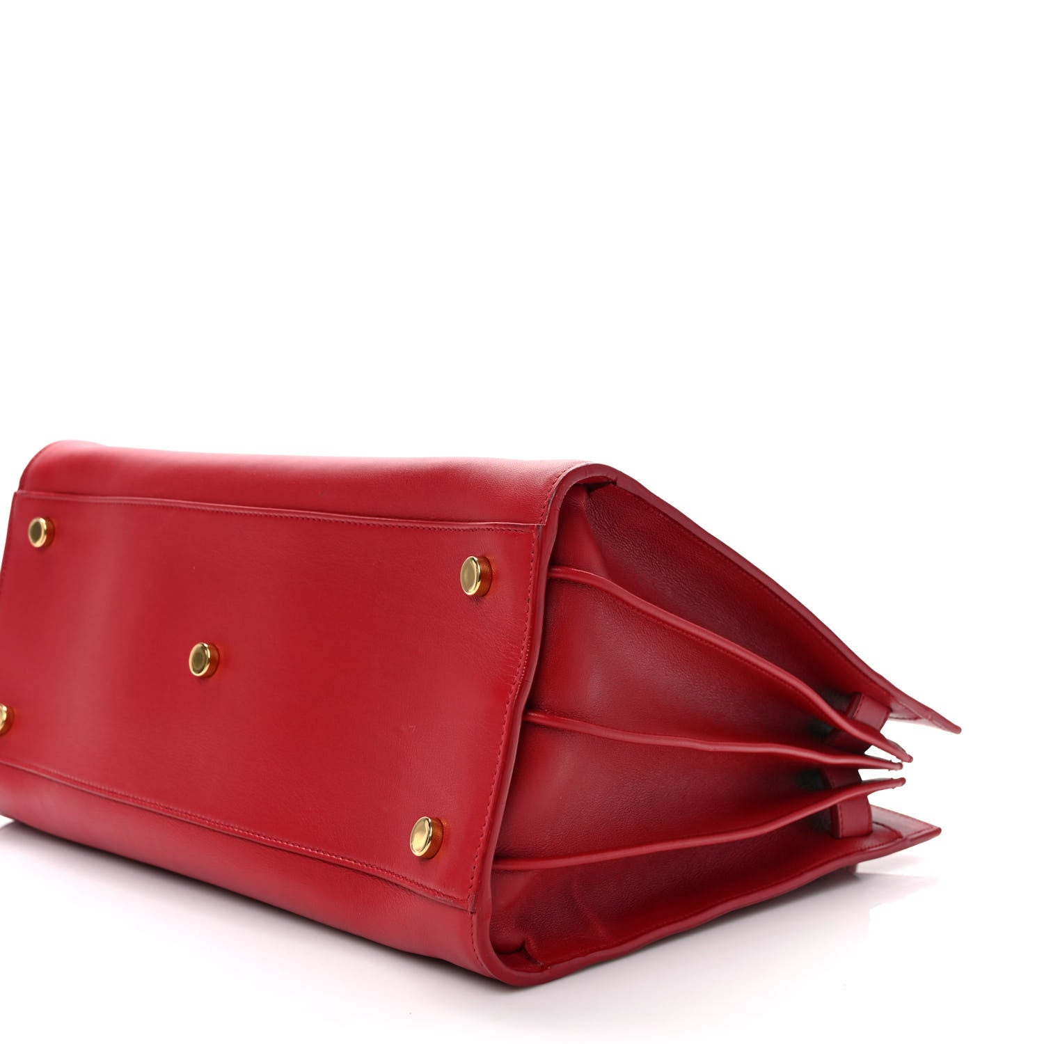 Saint Laurent Calfskin Small Sac De Jour Lipstick Red 8 of 8
