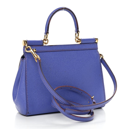 Dolce & Gabbana Dauphine Small Miss Sicily Satchel Purple 2 of 12