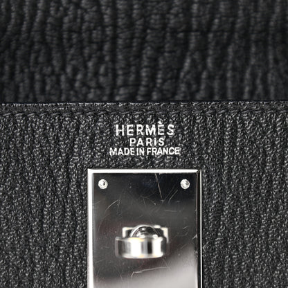 Hermes Chevre De Coromandel Kelly Sellier 32 Black 6 of 9