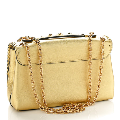 Louis Vuitton Cuir Plume Ecume Very Chain Bag Gold 2 of 11