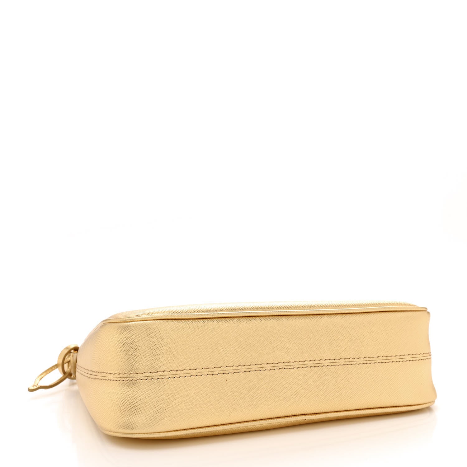 Prada Saffiano Lux Mini Re-Edition Shoulder Bag Platino 4 of 13