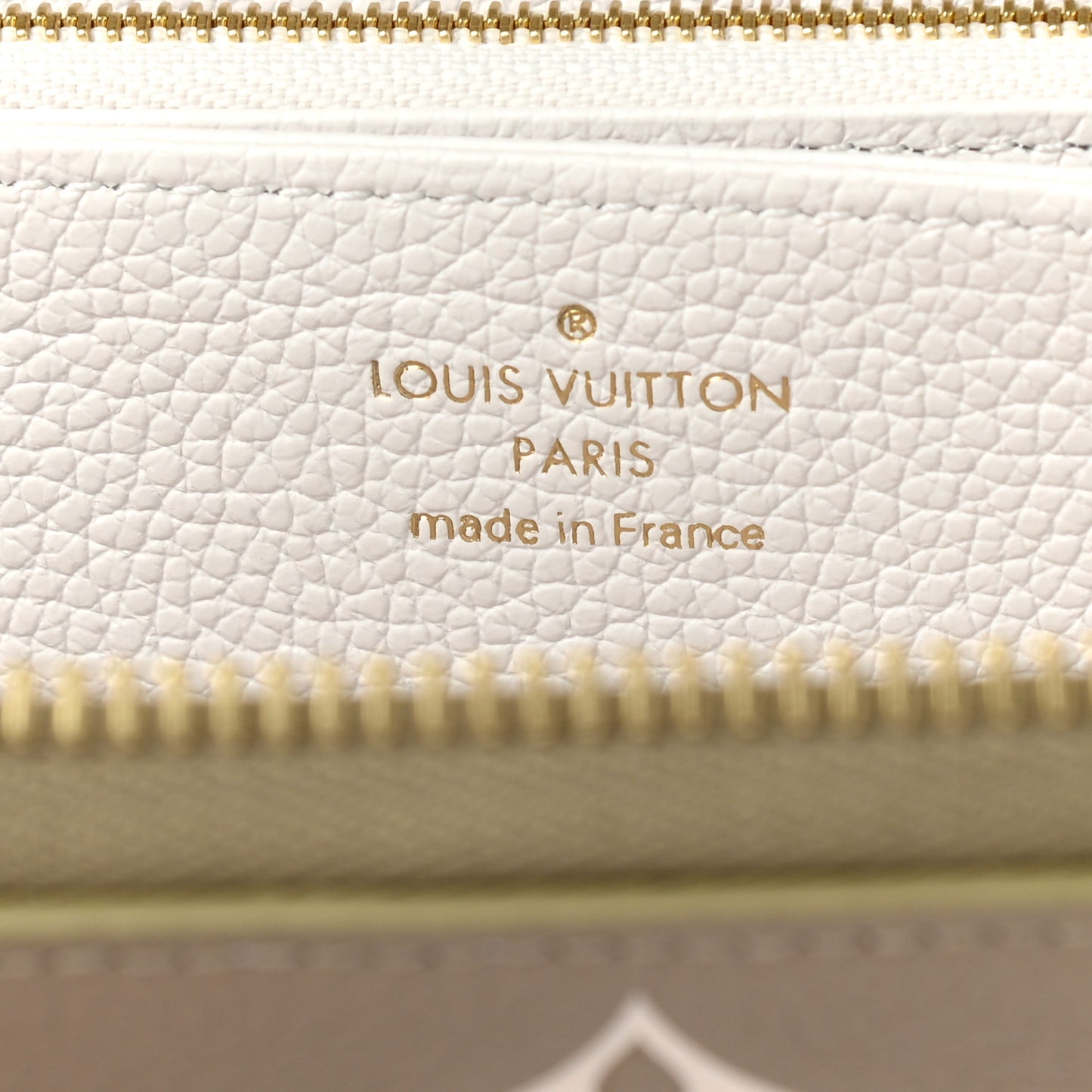 Empreinte Monogram Spring in the City Zippy Wallet Kaki Beige Cream