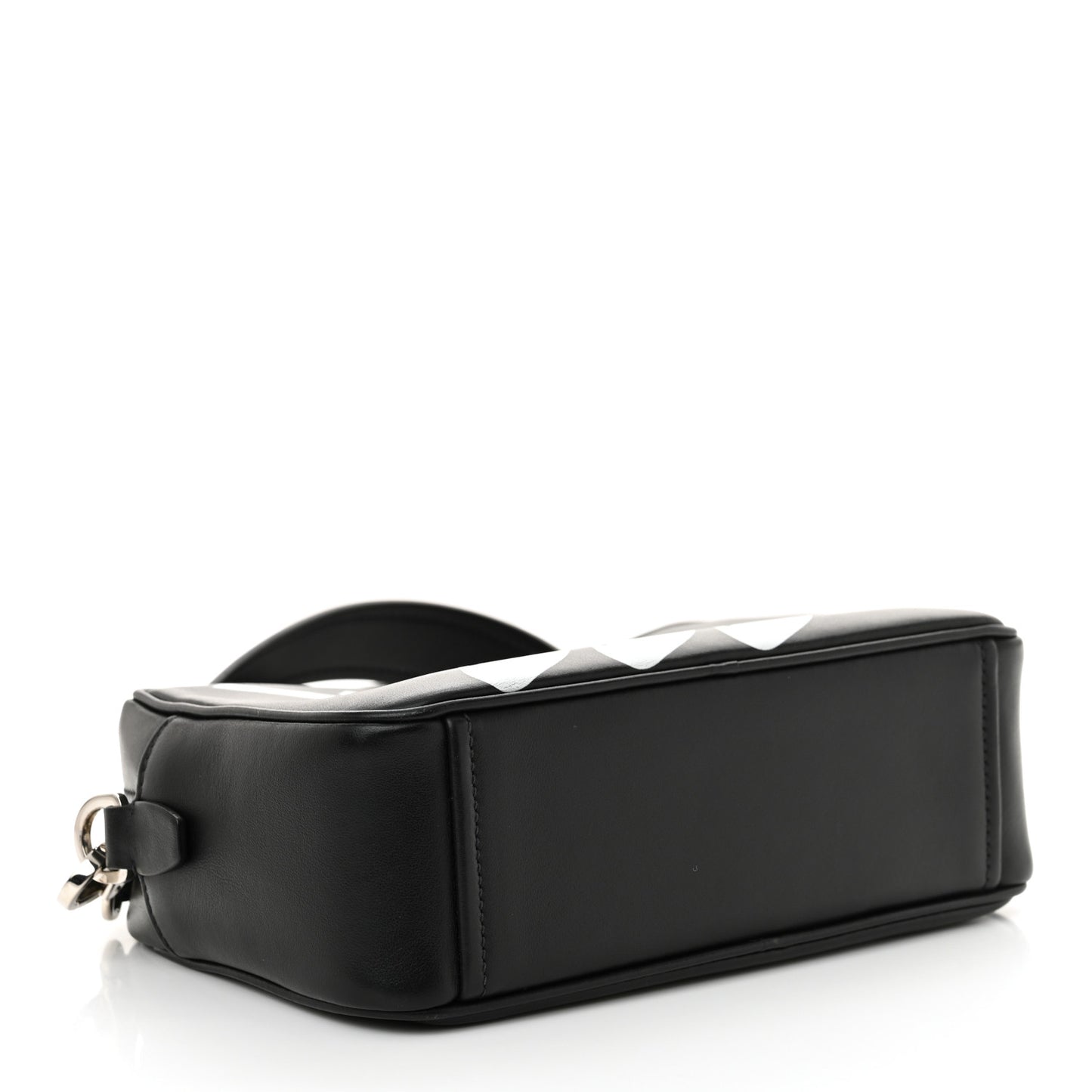 City Calf Banana Print Camera Bag Black Fuchsia